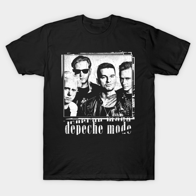 Depeche Mode -- Original Retro Fan Art Design T-Shirt by unknown_pleasures